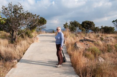 20090808090026 - Kathy on the Trail at Blyde River Canyon in Mpumalango, ZA